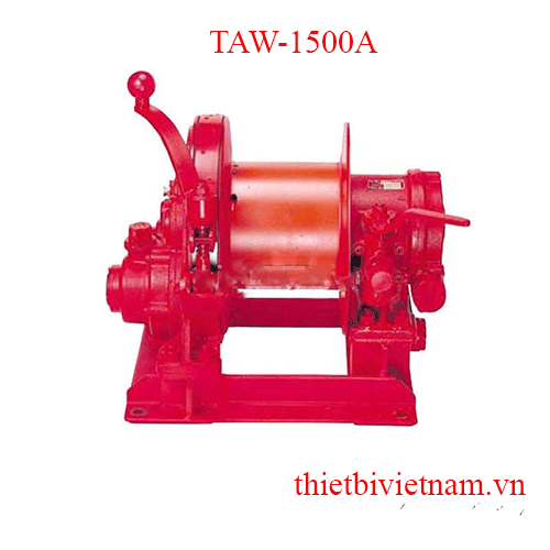 Tời Khí Nén Dùng Hơi Kéo Toku TAW-1500A Nhật Bản
