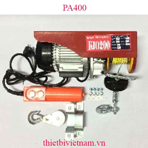 Tời Mini PA model PA400 (200/400kg) màu đỏ