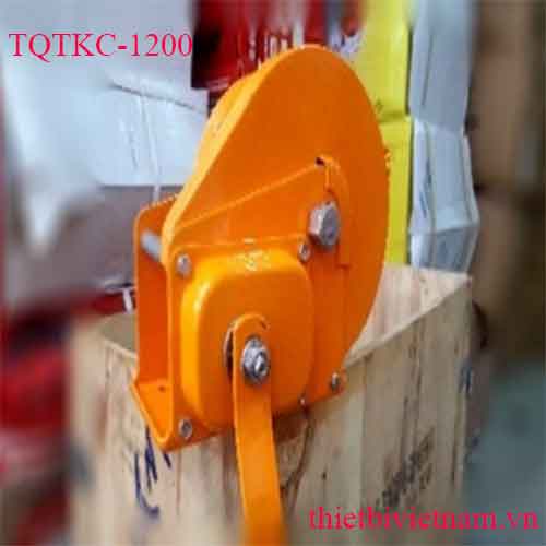 Tời quay tay vàng không cáp 1200LBS - 544kg model TQTKC-1200