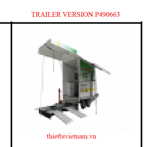 Trạm kiểm tra lưu động cho xe con 3.5 tấn Hãng MULLER- Pháp Model TRAILER VERSION P490663