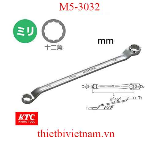 Tròng 2 đầu hãng KTC M5-3032