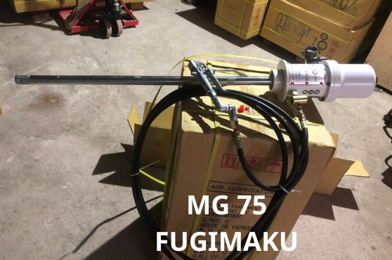 trụ bơm mỡ thùng phuy 200 lít  khí nén fugimaku mg-75 mới nhất năm 2024