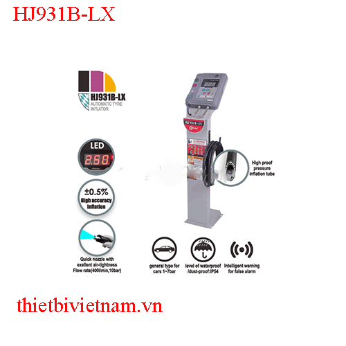 Trụ Đồng Hồ Bơm Lốp Tự Động Hiển Thị Số Puli HJ931B-LX