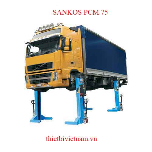  Trụ Nâng Xe Tải Di Động 7,5 Tấn SANKOS PCM 75