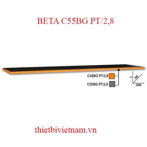 TS2.8-M-LONG WORKTOP, GREY BETA MODEL C55BG PT/2,8