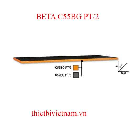 TS-2-M-LONG WORKTOP, GREY BETA MODEL C55BG PT/2