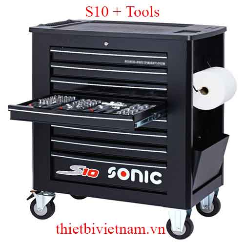 Tủ đồ dụng cụ Sonic S10 + Tools, 328 chi tiết BMW