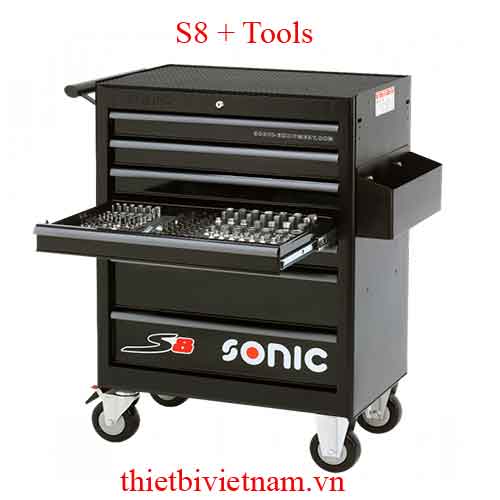 Tủ đồ dụng cụ Sonic S8 + Tools, 285 chi tiết