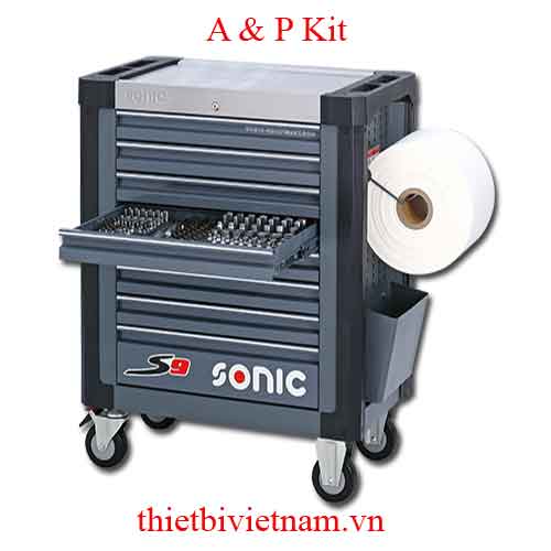 Tủ đồ dụng cụ SONIC + Tools 161 chi tiết Aviation A & P Kit