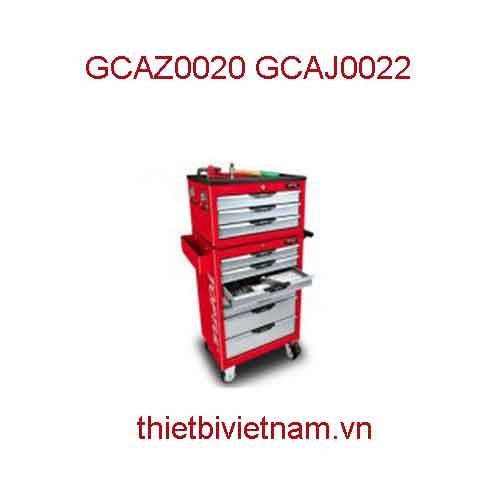 TỦ ĐỒ NGHỀ 2 TẦNG 10 NGĂN 333 CHI TIẾT HÃNG TOPTUL GCAZ0020 GCAJ0022