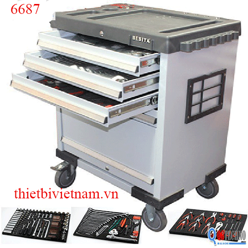 Tủ đồ nghề 5 ngăn 198 chi tiết 6687 BESITA