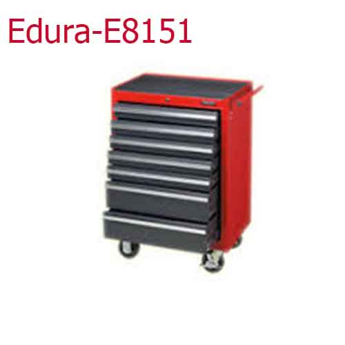 Tủ đồ nghề 7 ngăn L680xW461xH855mm (đỏ) 72kg Edura-E8151