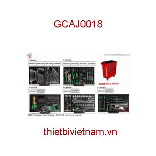 TỦ ĐỒ NGHỀ 7 NGĂN TOPTUL 227 CHI TIẾT HÃNG TOPTUL GCAJ0018