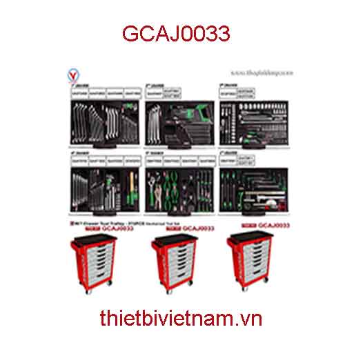 TỦ ĐỒ NGHỀ 7 NGĂN TOPTUL 275 CHI TIẾT HÃNG TOPTUL GCAJ0033