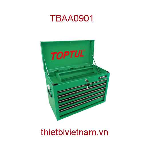 TỦ ĐỒ NGHỀ 9 NGĂN KHÔNG CÓ DỤNG CỤ Hãng TOPTUL TBAA0901