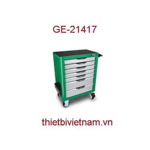 TỦ ĐỒ NGHỀ SỬA CHỮA 7 NGĂN 214PCS HÃNG TOPTUL GE-21417