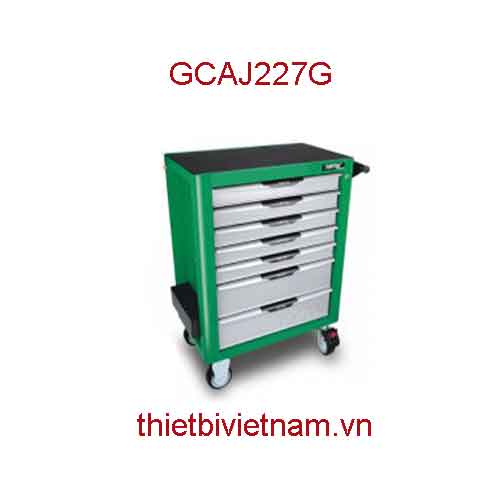 TỦ ĐỒ NGHỀ SỬA CHỮA 7 NGĂN 227PCS HÃNG TOPTUL GCAJ227G