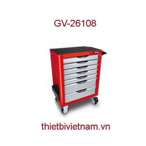 TỦ ĐỒ NGHỀ SỬA CHỮA 7 NGĂN 261PCS HÃNG TOPTUL GV-26108