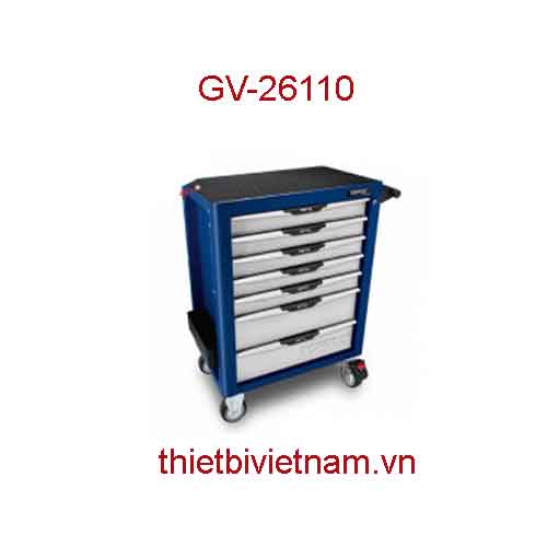 TỦ ĐỒ NGHỀ SỬA CHỮA 7 NGĂN 261PCS HÃNG TOPTUL GV-26110
