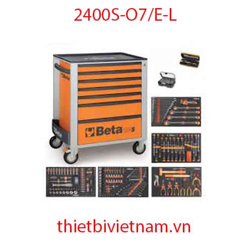 TỦ DỤNG CỤ 7 NGĂN, 295 CHI TIẾT (MÀU CAM) 2400S-O7/E-L