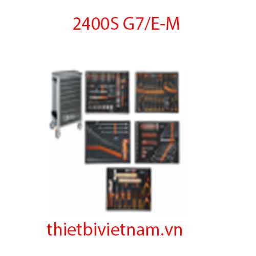 Tủ dụng cụ 7 ngăn, 309 chi tiết (màu ghi) BETA 2400S G7/E-M