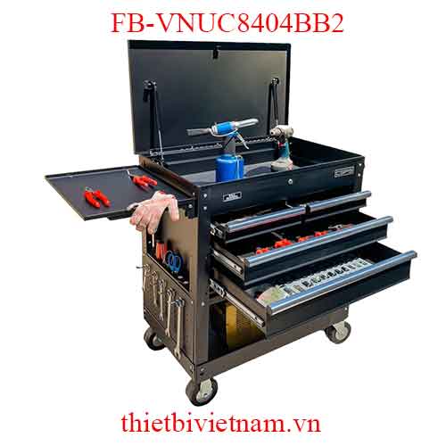 Tủ dụng cụ CSPS 4 ngăn kéo, đen mờ, ray đóng êm FB-VNUC8404BB2