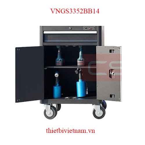 Tủ dụng cụ CSPS 61cm- 1 hộc kéo màu đen VNGS3352BB14