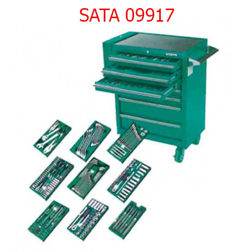 Tủ dụng cụ và khay 212 chi tiết SATA 09917