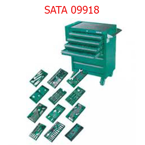 Tủ dụng cụ và khay 246 chi tiết SATA 09918