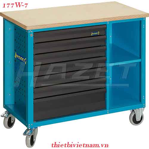 Tủ đựng đồ nghề 7 ngăn có bàn làm việc hazet 177W-7