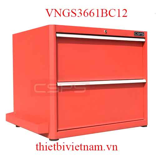 Tủ đựng dụng cụ 2 hộc kéo màu đỏ CSPS 91cm W x 61.5cm D x 75cm H VNGS3661BC12