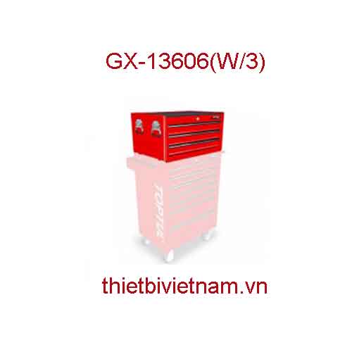 TỦ ĐỰNG DỤNG CỤ 3 NGĂN 136PCS HÃNG TOPTUL GX-13606(W/3)