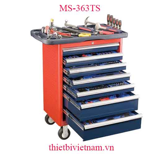 TỦ ĐỰNG DỤNG CỤ 363 CHI TIẾT 1/4, 3/8, 1/2 INCH CÓ 7 NGĂN MS-363TS 