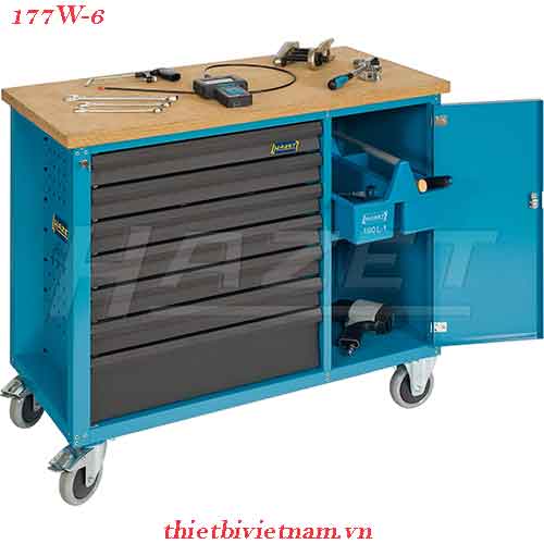 Tủ đựng dụng cụ 6 ngăn có bàn làm việc hazet 177W-6