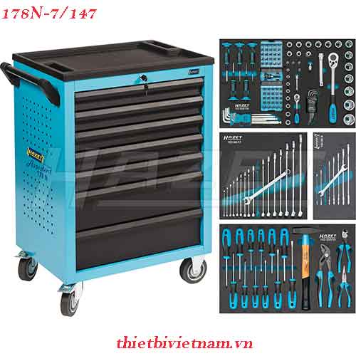 Tủ đựng dụng cụ 7 ngăn 147 chi tiết 178N-7/147