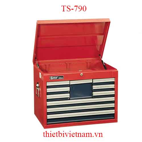 TỦ ĐỰNG DỤNG CỤ KHÔNG CHỨA ĐỒ 10 NGĂN KHÔNG BÁNH XE GENIUS TS-790 