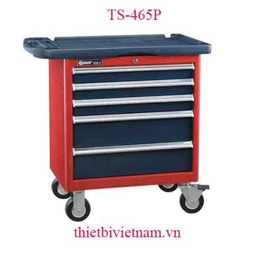 TỦ ĐỰNG DỤNG CỤ KHÔNG CHỨA ĐỒ 5 NGĂN TAY KÉO BẰNG NHỰA CÓ BÁNH XE TS-465P