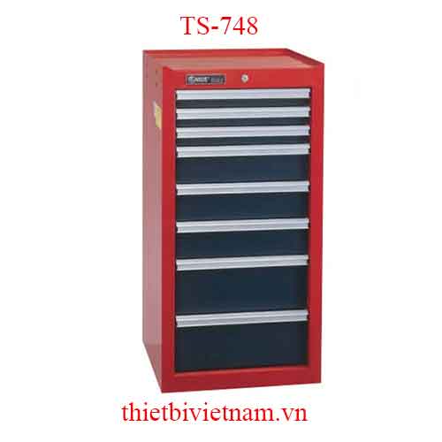 TỦ ĐỰNG DỤNG CỤ KHÔNG CHỨA ĐỒ 8 NGĂN KHÔNG BÁNH XE TS-748 
