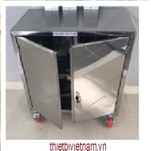 Tủ làm nền inox