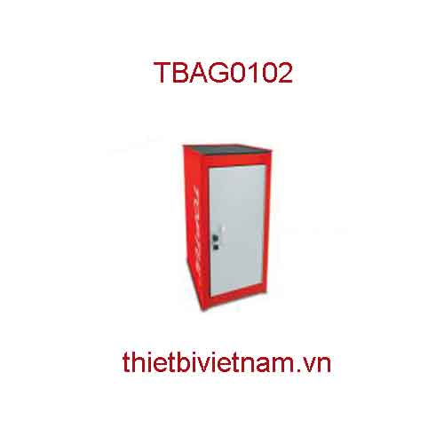 TỦ PHỤ GHÉP BÊN CẠNH TỦ 7 NGĂN MÀU ĐỎ HÃNG TOPTUL TBAG0102