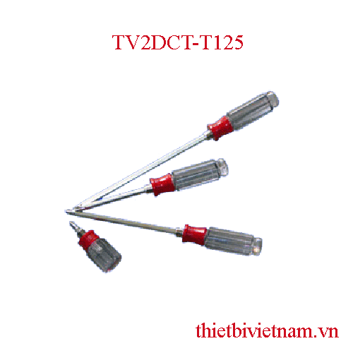 Tu vít  2 đầu ( cán trong ) 1 tấc  TOP  (6 x 125 mm) TV2DCT-T125