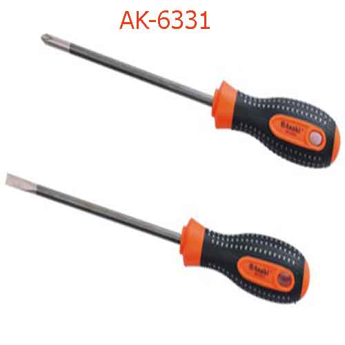 Tua vít thép cán cao su chấm bi AK-6331