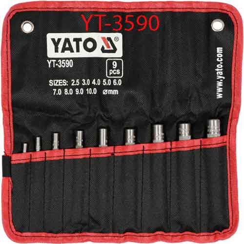 Túi Nhựa Đựng Dụng Cụ 9 Cái  YATO YT-3590