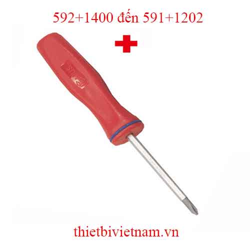 TUỐC NƠ VÍT 4 CẠNH TAY CẦM NHỰA HÃNG GENIUS MODEL 592+1400 đến 591+1202