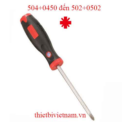 TUỐC NƠ VÍT ĐẦU 8 CẠNH TAY CẦM CAO SU HÃNG GENIUS MODEL 504+0450 đến 502+0502