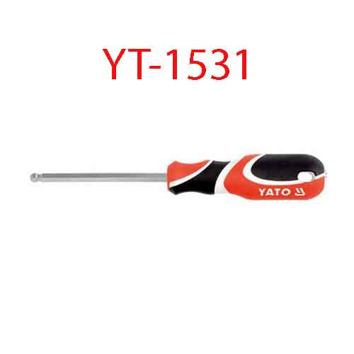 Tuốc nơ vít đầu bi hệ mét 2.5x75 YATO YT-1531
