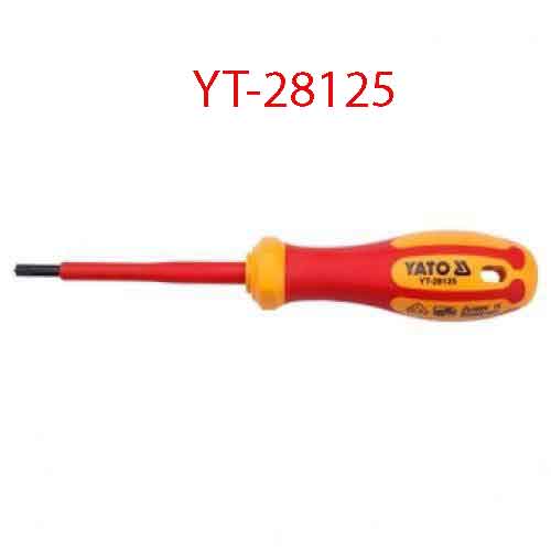 Tuốc nơ vít đầu (*) cách điện PZ1x80x5.5 YATO YT-28125