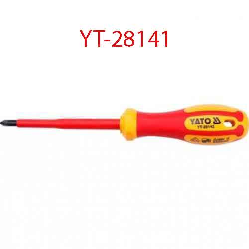 Tuốc nơ vít đầu (+) cách điện YATO YT-28141