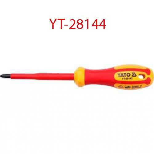 Tuốc nơ vít đầu (+) cách điện YATO YT-28144