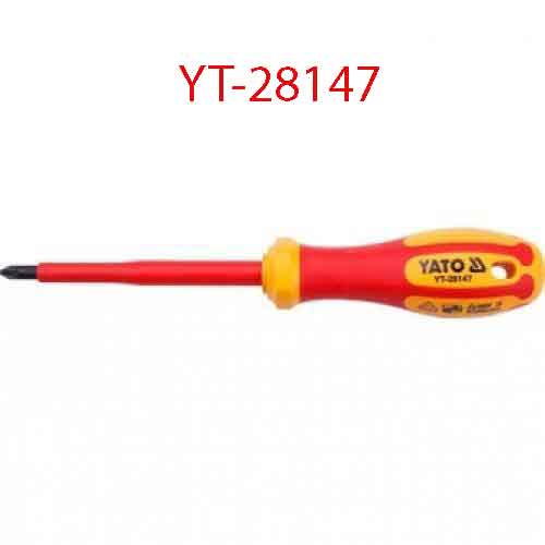 Tuốc nơ vít đầu (*) cách điện YATO YT-28147